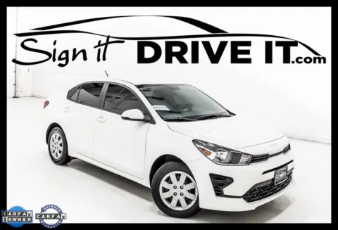 White 2023 Kia Rio LX for sale in Denton, TX