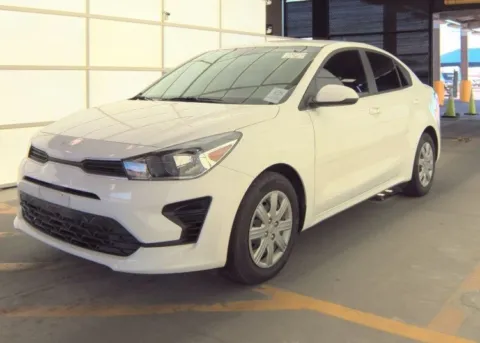 White 2023 Kia Rio LX for sale in Denton, TX