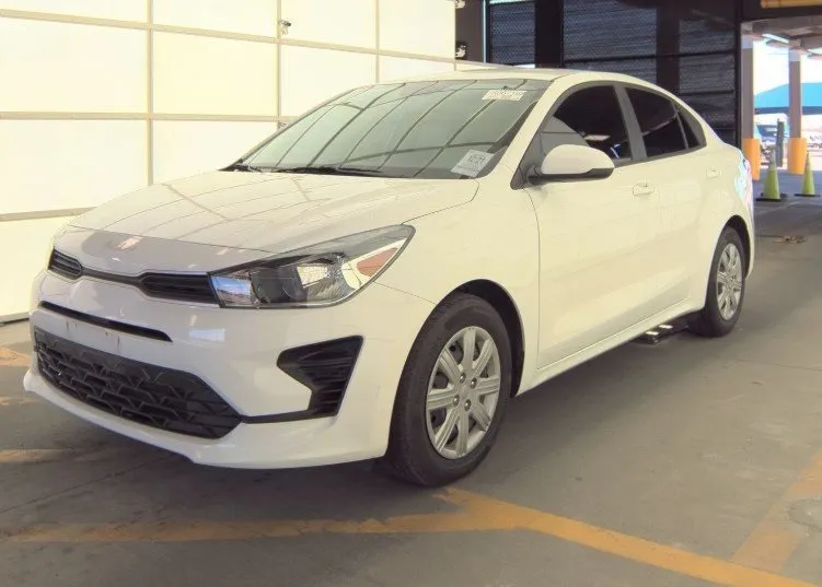 White 2023 Kia Rio LX for sale in Denton, TX