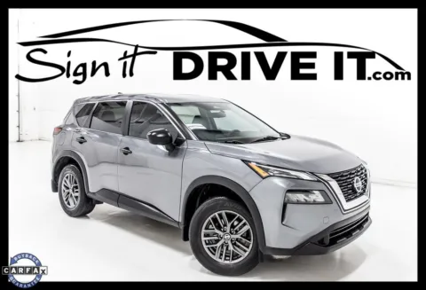 Gray 2021 Nissan Rogue S for sale in Denton, TX