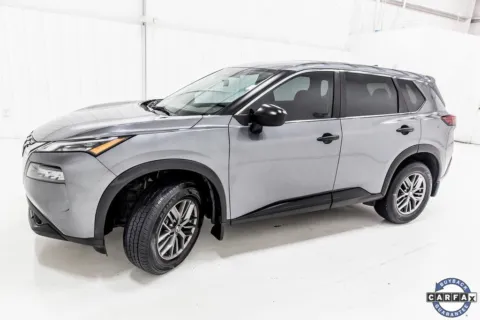 Gray 2021 Nissan Rogue S for sale in Denton, TX