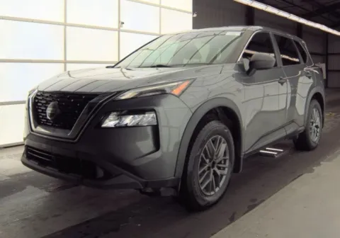 Gray 2021 Nissan Rogue S for sale in Denton, TX