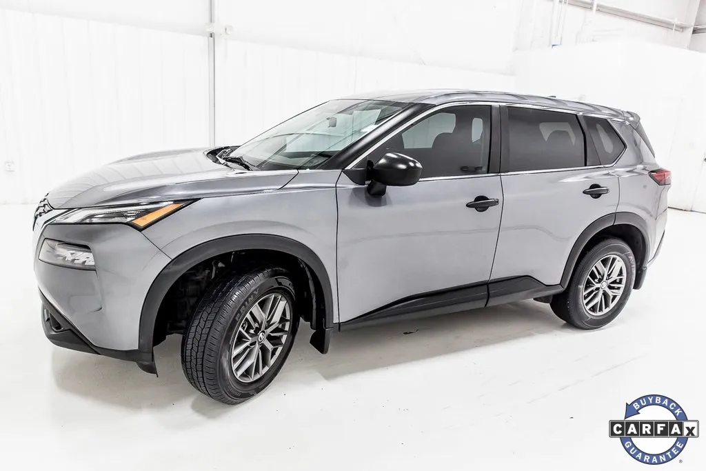 Gray 2021 Nissan Rogue S for sale in Denton, TX