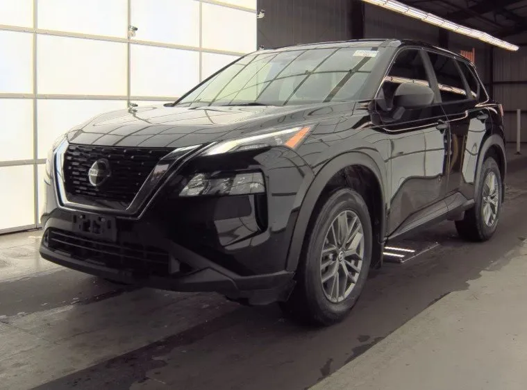 Black 2021 Nissan Rogue S for sale in Denton, TX