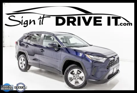 Blue 2023 Toyota RAV4 XLE for sale in Denton, TX