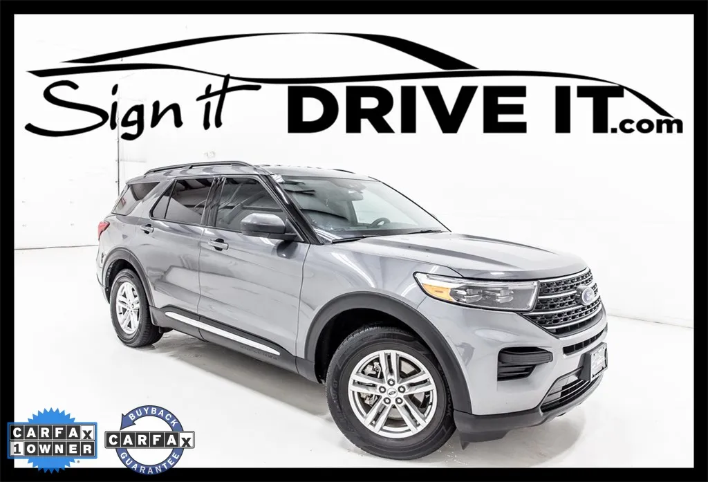 Gray 2023 Ford Explorer XLT for sale in Denton, TX