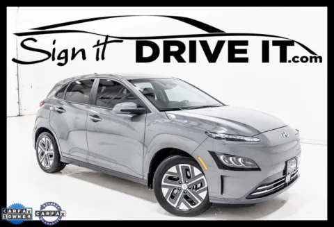 Gray 2023 Hyundai Kona Electric Limited for sale in Denton, TX