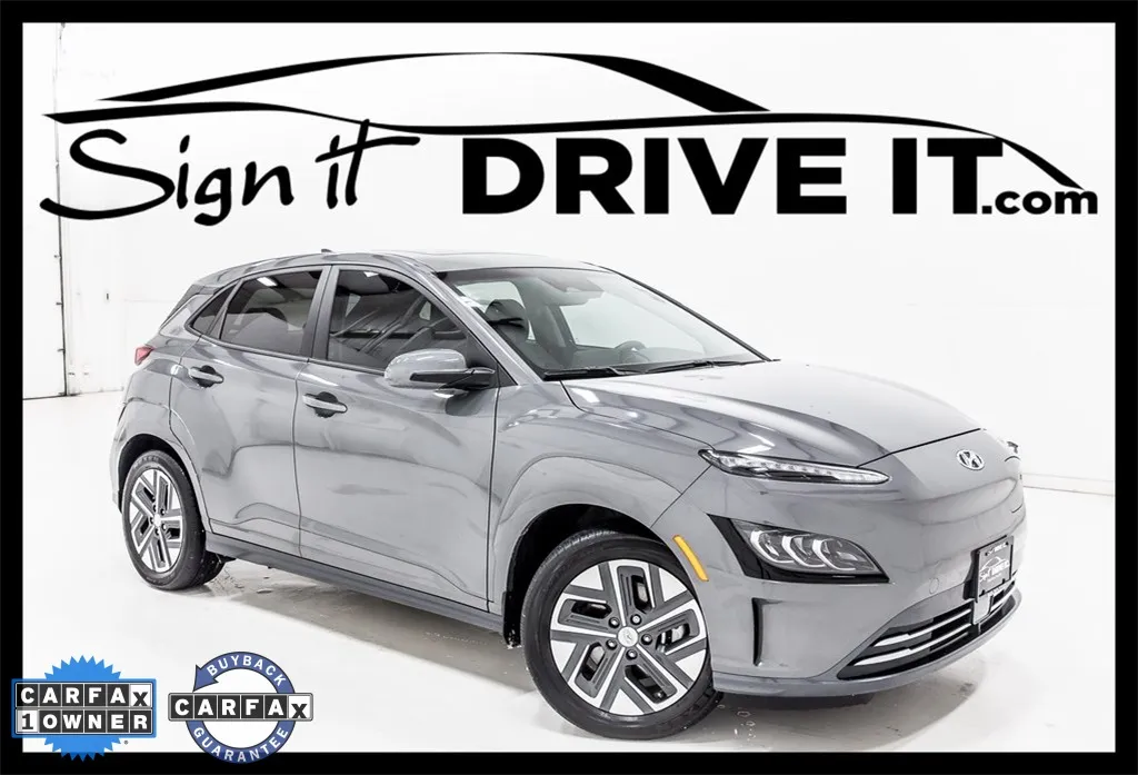 Gray 2023 Hyundai Kona Electric Limited for sale in Denton, TX