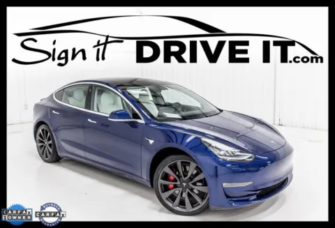 Blue 2020 Tesla Model 3 Performance for sale in Denton, TX