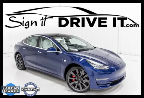 Blue 2020 Tesla Model 3 Performance for sale in Denton, TX