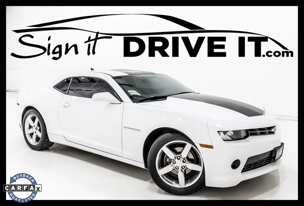 White 2015 Chevrolet Camaro 1LT for sale in Denton, TX