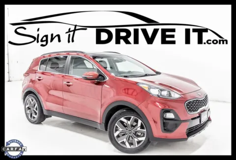 Red 2022 Kia Sportage EX for sale in Denton, TX