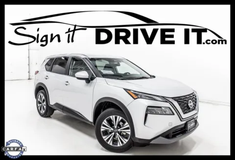 Silver 2023 Nissan Rogue SV for sale in Denton, TX