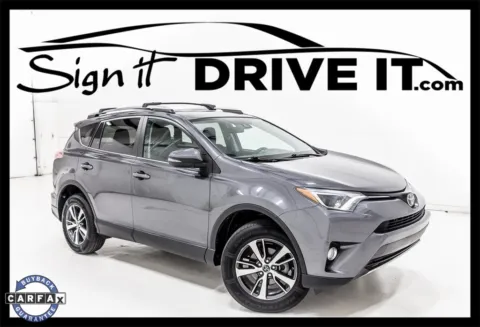 Gray 2018 Toyota RAV4 XLE for sale in Denton, TX