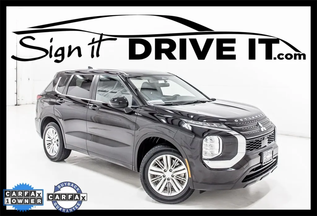 Black 2024 Mitsubishi Outlander ES for sale in Denton, TX