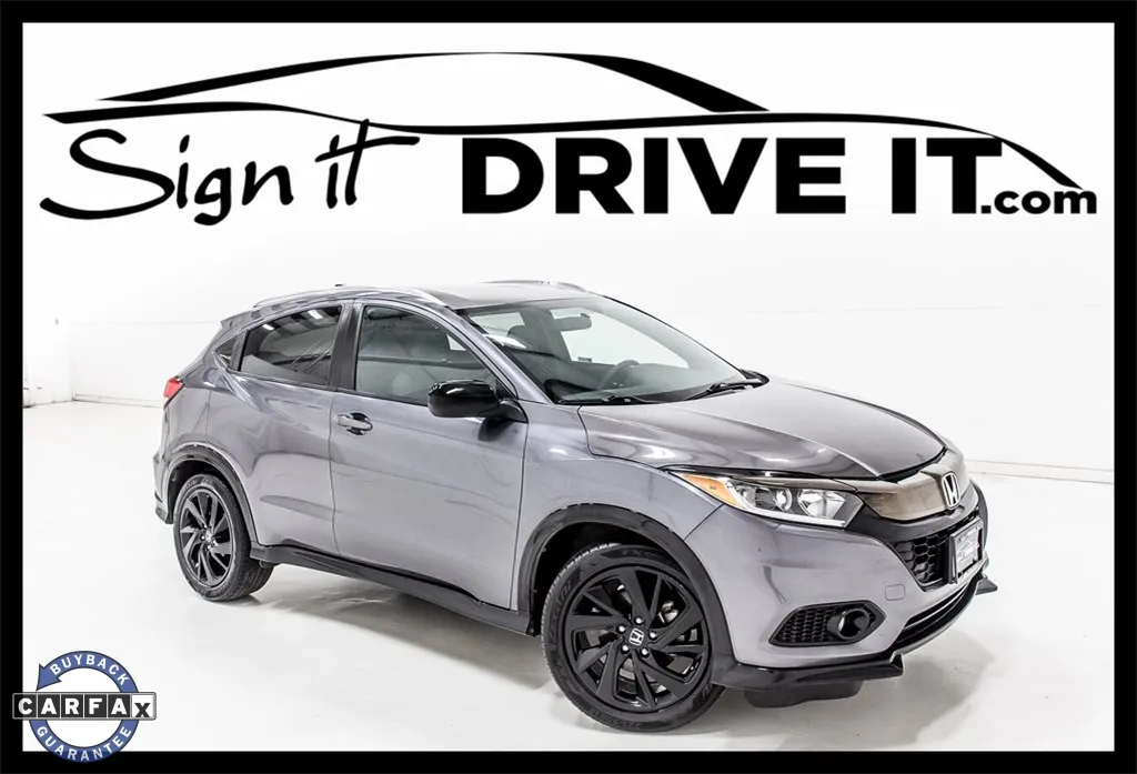 Gray 2021 Honda HR-V Sport for sale in Denton, TX