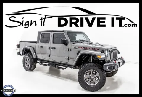 Gray 2021 Jeep Gladiator Rubicon for sale in Denton, TX