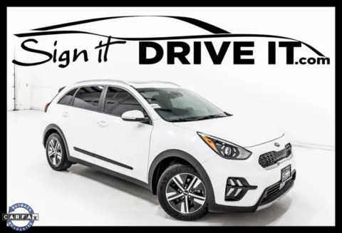 White 2021 Kia Niro EX Premium for sale in Denton, TX
