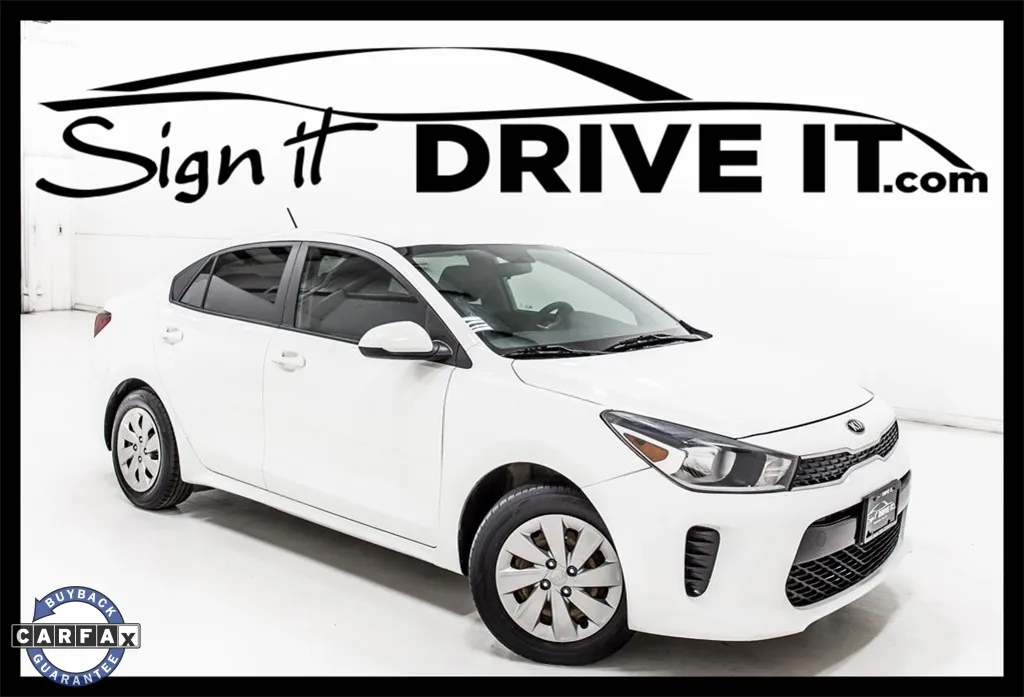 White 2020 Kia Rio S for sale in Denton, TX