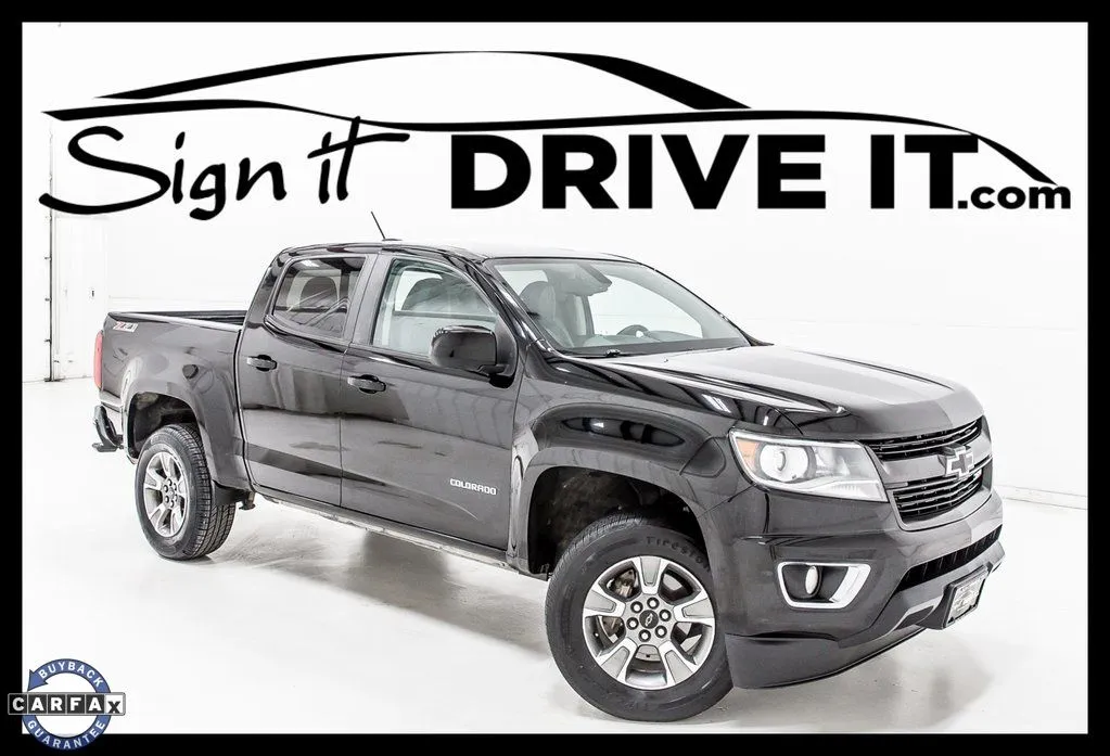 Black 2018 Chevrolet Colorado Z71 for sale in Denton, TX