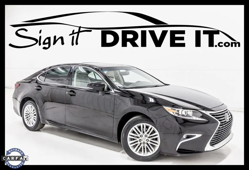 Black 2016 Lexus ES 350 for sale in Denton, TX