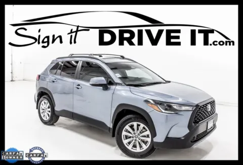 Blue 2024 Toyota Corolla Cross LE for sale in Denton, TX