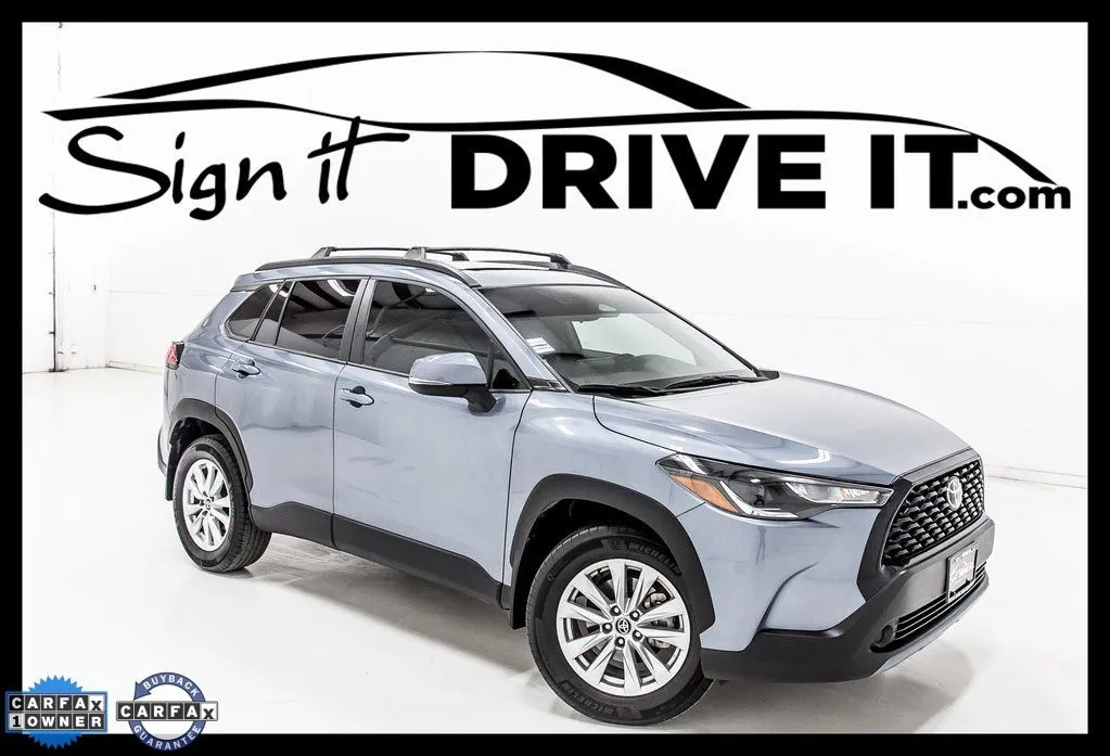 Blue 2024 Toyota Corolla Cross LE for sale in Denton, TX