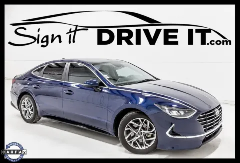 Blue 2020 Hyundai Sonata SEL for sale in Denton, TX