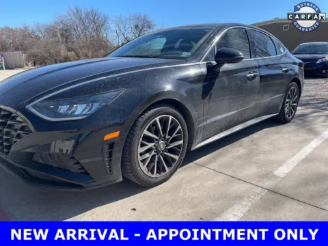 Black 2020 Hyundai Sonata SEL Plus for sale in Denton, TX