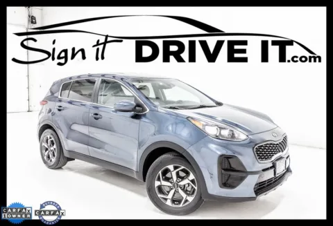 Blue 2022 Kia Sportage LX for sale in Denton, TX