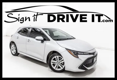 Silver 2022 Toyota Corolla Hatchback SE for sale in Denton, TX