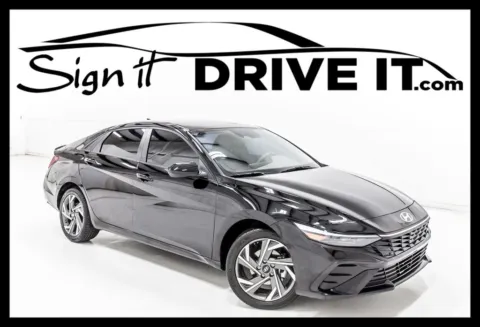 Black 2025 Hyundai Elantra Hybrid SEL Sport for sale in Denton, TX
