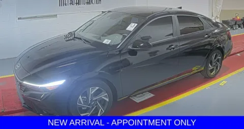 Black 2025 Hyundai Elantra Hybrid SEL Sport for sale in Denton, TX