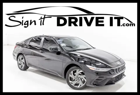 Black 2025 Hyundai Elantra Hybrid SEL Sport for sale in Denton, TX