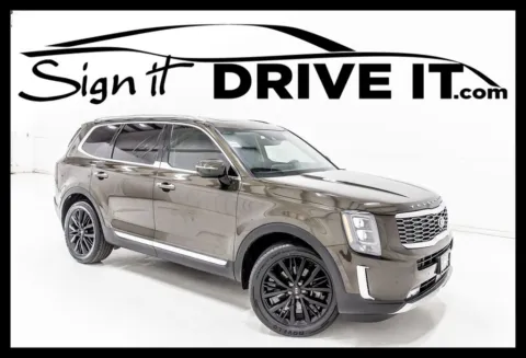 Green 2020 Kia Telluride SX for sale in Denton, TX