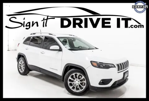 White 2020 Jeep Cherokee Latitude Plus for sale in Denton, TX