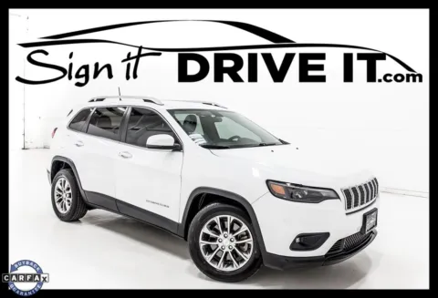White 2020 Jeep Cherokee Latitude Plus for sale in Denton, TX