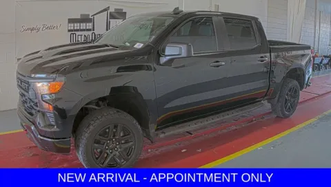 Black 2023 Chevrolet Silverado 1500 Custom Trail Boss for sale in Denton, TX