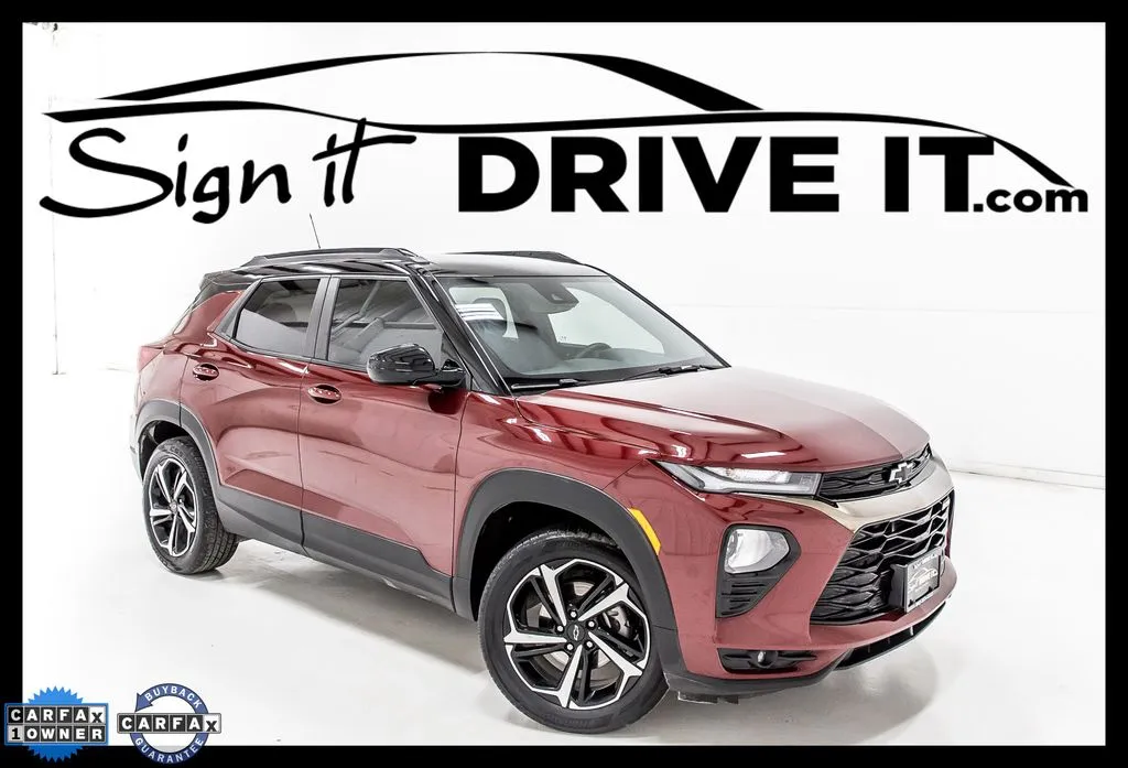 Red 2023 Chevrolet TrailBlazer RS for sale in Denton, TX