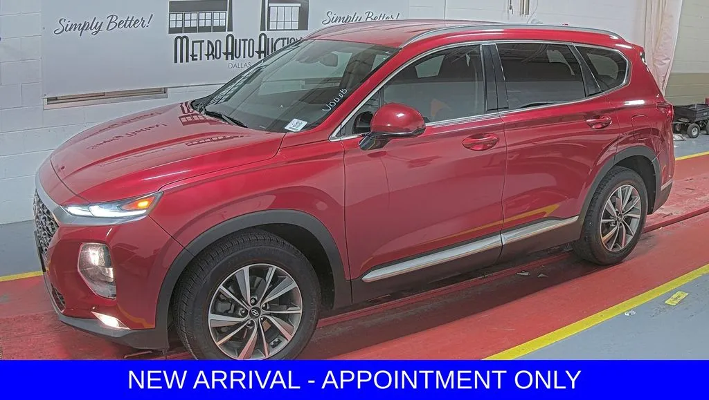 Red 2020 Hyundai Santa Fe SEL for sale in Denton, TX