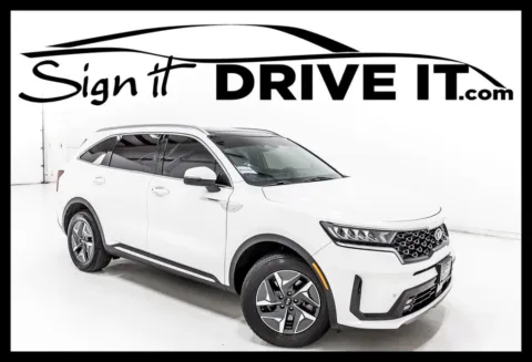 White 2021 Kia Sorento Hybrid EX for sale in Denton, TX