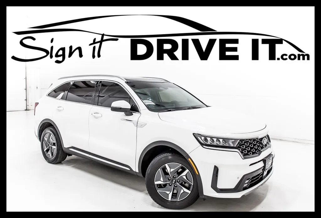 White 2021 Kia Sorento Hybrid EX for sale in Denton, TX