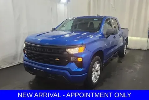 Blue 2024 Chevrolet Silverado 1500 Custom for sale in Denton, TX