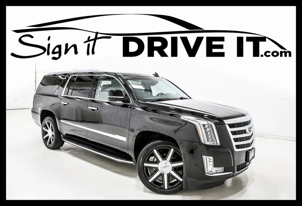Black 2018 Cadillac Escalade ESV Premium for sale in Denton, TX
