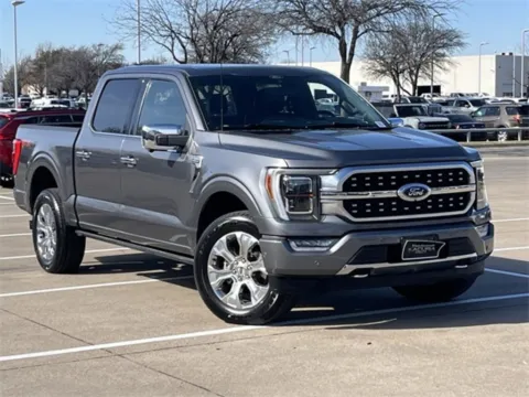Gray 2021 Ford F-150 Platinum for sale in Denton, TX