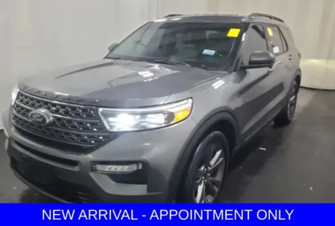 Gray 2021 Ford Explorer XLT for sale in Denton, TX