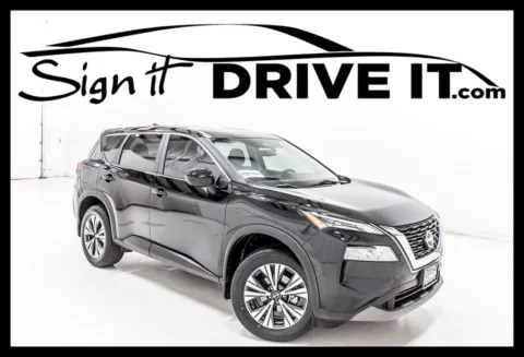 Black 2023 Nissan Rogue SV for sale in Denton, TX
