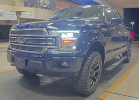 Blue 2018 Ford F-150 Limited for sale in Denton, TX