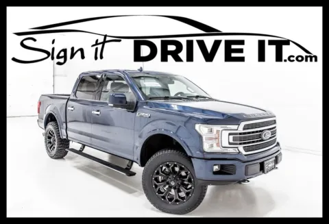 Blue 2018 Ford F-150 Limited for sale in Denton, TX