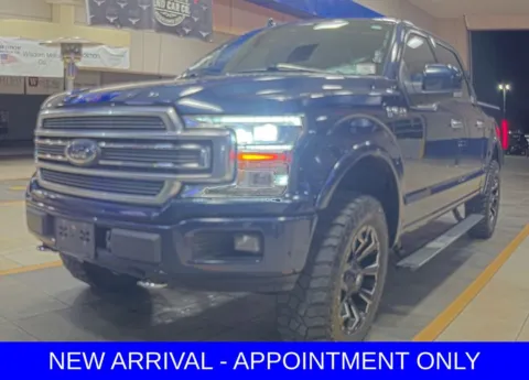 Blue 2018 Ford F-150 Limited for sale in Denton, TX